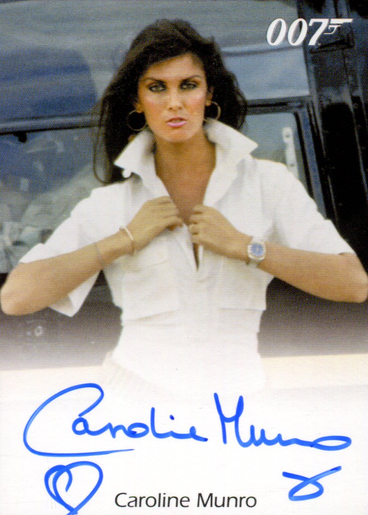 James Bond Archives Spectre Caroline Munro as Naomi Autograph Card   - TvMovieCards.com