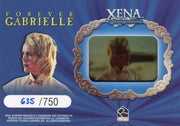 Xena Season Six Forever Gabrielle Film Chase Card G1 #635/750   - TvMovieCards.com