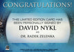 Stargate Atlantis Season One David Nykl Autograph Card   - TvMovieCards.com