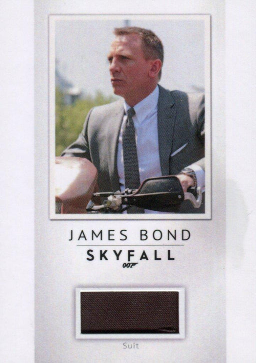 James Bond Archives Spectre James Bond's Suit Relic Costume Card PR18 #115/200   - TvMovieCards.com