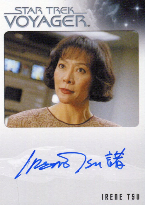 Star Trek Voyager Heroes Villains Autograph Card Irene Tsu as Mary Kim   - TvMovieCards.com