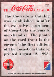 Coca Cola The Coca Cola Catalog Album Promo Card Collect-a-Card 1994   - TvMovieCards.com