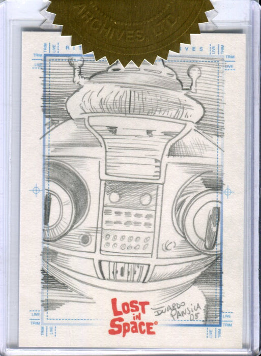 Lost in Space Complete 2-Case Incentive Artist Autograph Sketch Card Pansica   - TvMovieCards.com