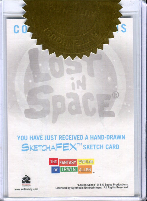 Lost in Space Complete 2-Case Incentive Artist Autograph Sketch Card Pansica   - TvMovieCards.com