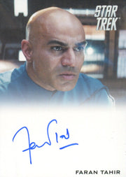 Star Trek The Movie 2009 Autograph Card Faran Tahir as Captain Robau   - TvMovieCards.com