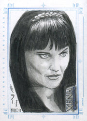 Xena Art & Images Sketch Card by Steven Miller Xena   - TvMovieCards.com