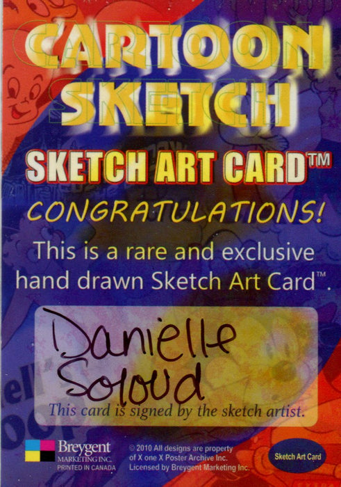 Cartoon Sketch Art Artist Autographed Sketch Art Card 8a   - TvMovieCards.com