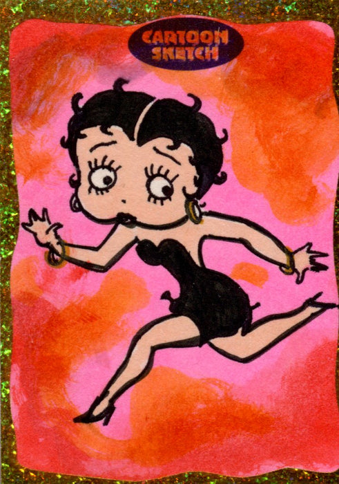 Cartoon Sketch Art Artist Autographed Sketch Art Card 8b   - TvMovieCards.com