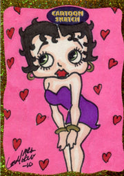 Cartoon Sketch Art Artist Autographed Sketch Art Card 11b   - TvMovieCards.com