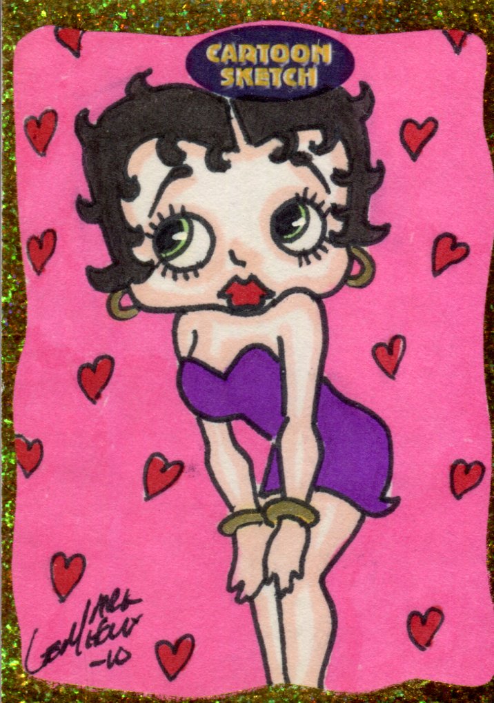 Cartoon Sketch Art Artist Autographed Sketch Art Card 11b   - TvMovieCards.com