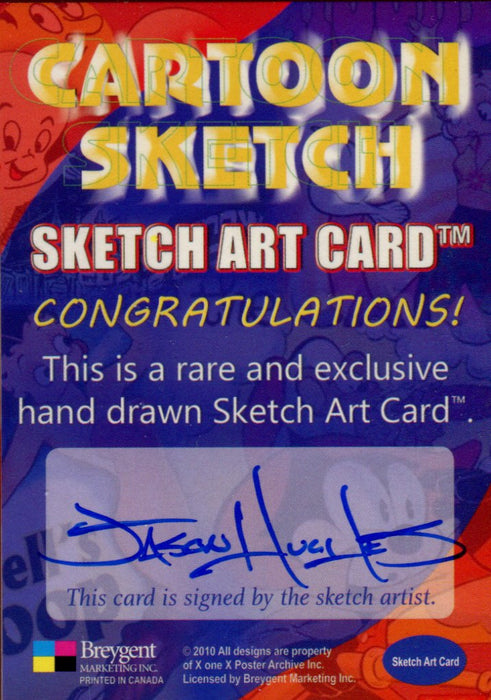 Cartoon Sketch Art Artist Autographed Sketch Art Card 20b   - TvMovieCards.com