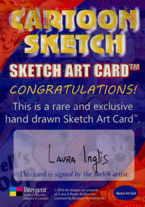 Cartoon Sketch Art Artist Autographed Sketch Art Card 7c   - TvMovieCards.com