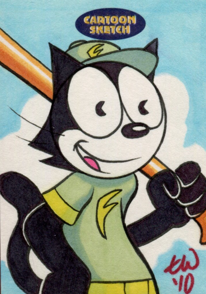 Cartoon Sketch Art Artist Autographed Sketch Art Card 16c   - TvMovieCards.com