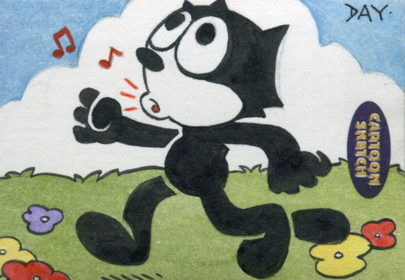 Cartoon Sketch Art Artist Autographed Sketch Art Card 20c   - TvMovieCards.com