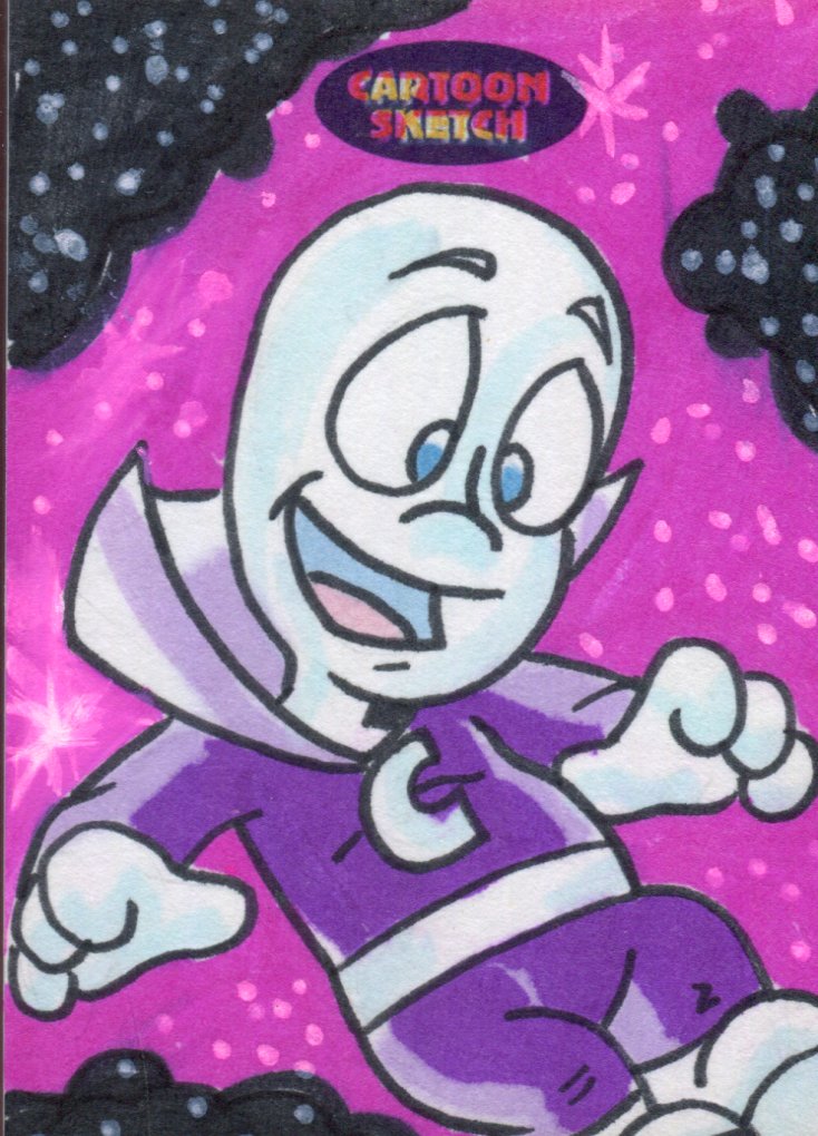 Cartoon Sketch Art Artist Autographed Sketch Art Card 1d   - TvMovieCards.com