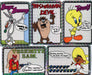 Looney Tunes Cartoon Characters Prismatic Foil Sticker Card Set 14 Sticker Cards   - TvMovieCards.com