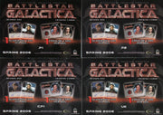 Battlestar Galactica Season One Promo Card Lot 4 Cards P1 P2 CP1 UK   - TvMovieCards.com