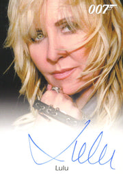 James Bond Autographs & Relics Title Theme Song Singer Lulu Autograph Card   - TvMovieCards.com