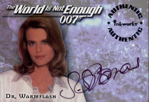James Bond The World Is Not Enough Serena Scott-Thomas Autograph Card A4   - TvMovieCards.com