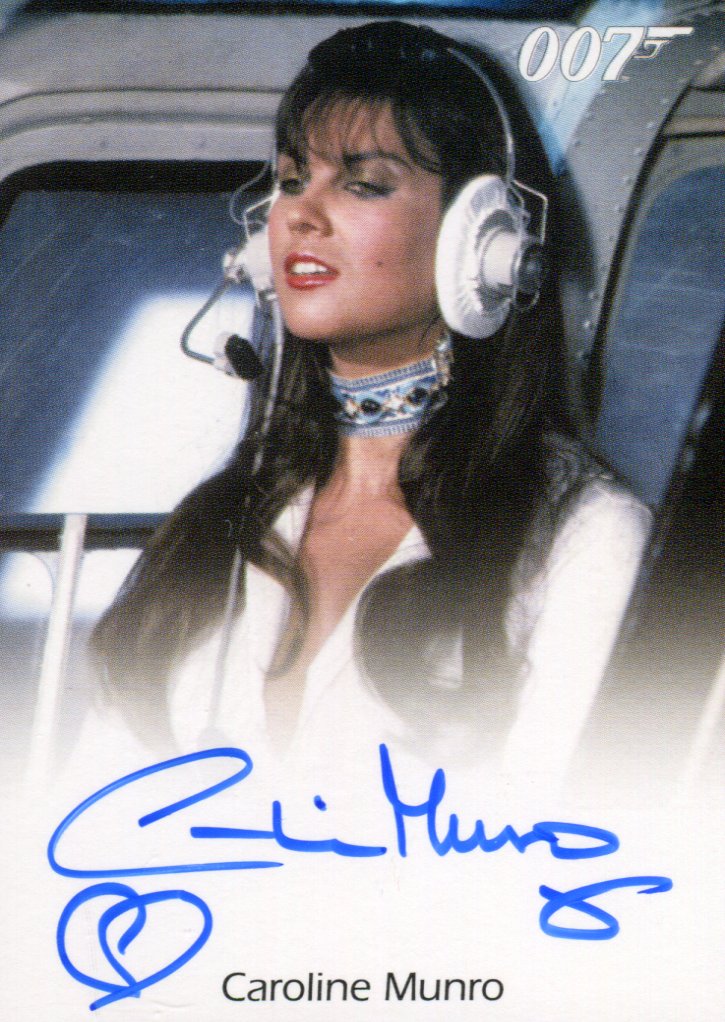 James Bond Archives 2015 Edition Caroline Munro Autograph Card   - TvMovieCards.com