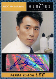 Heroes Volume 2 James Kyson Lee as Ando Masahashi Autograph Card Topps 2008   - TvMovieCards.com