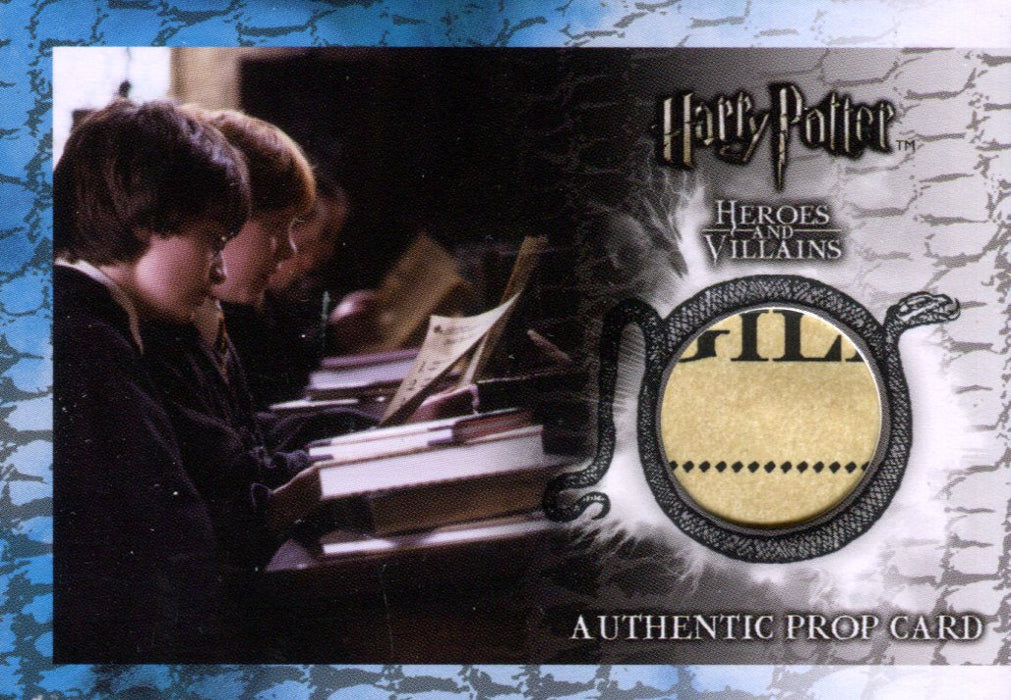 Harry Potter Heroes & Villains Knowledge Test Prop Card P3 HP #116/200   - TvMovieCards.com
