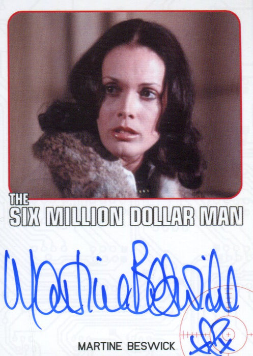 Bionic Collection Six Million Dollar Man Martine Beswick Autograph Card   - TvMovieCards.com
