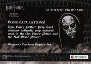 Harry Potter Heroes & Villains Slughorn's Cup Prop Card P11 HP #142/170   - TvMovieCards.com
