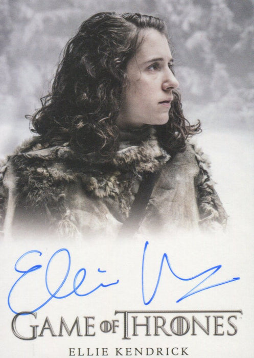 Game of Thrones Iron Anniversary 2 Ellie Kendrick as Meera Reed Autograph Card   - TvMovieCards.com