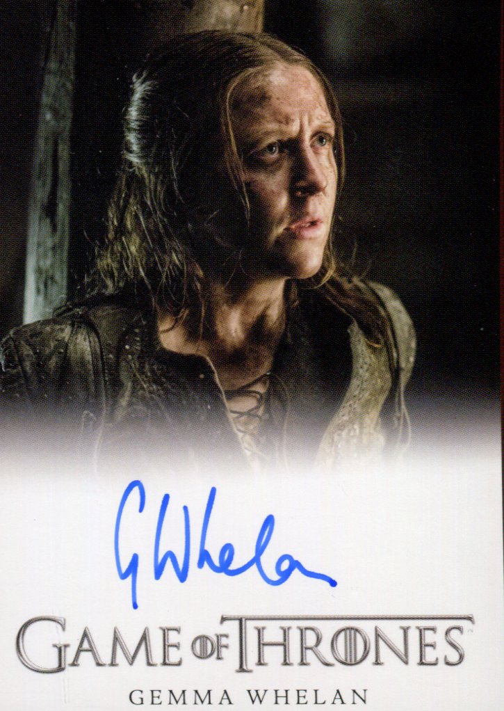 Game of Thrones Iron Anniversary 2 Gemma Whelan Yara Greyjoy Autograph Card   - TvMovieCards.com