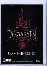Game of Thrones Iron Anniversary 2 House Targaryen Case Topper Chase Card CT2   - TvMovieCards.com