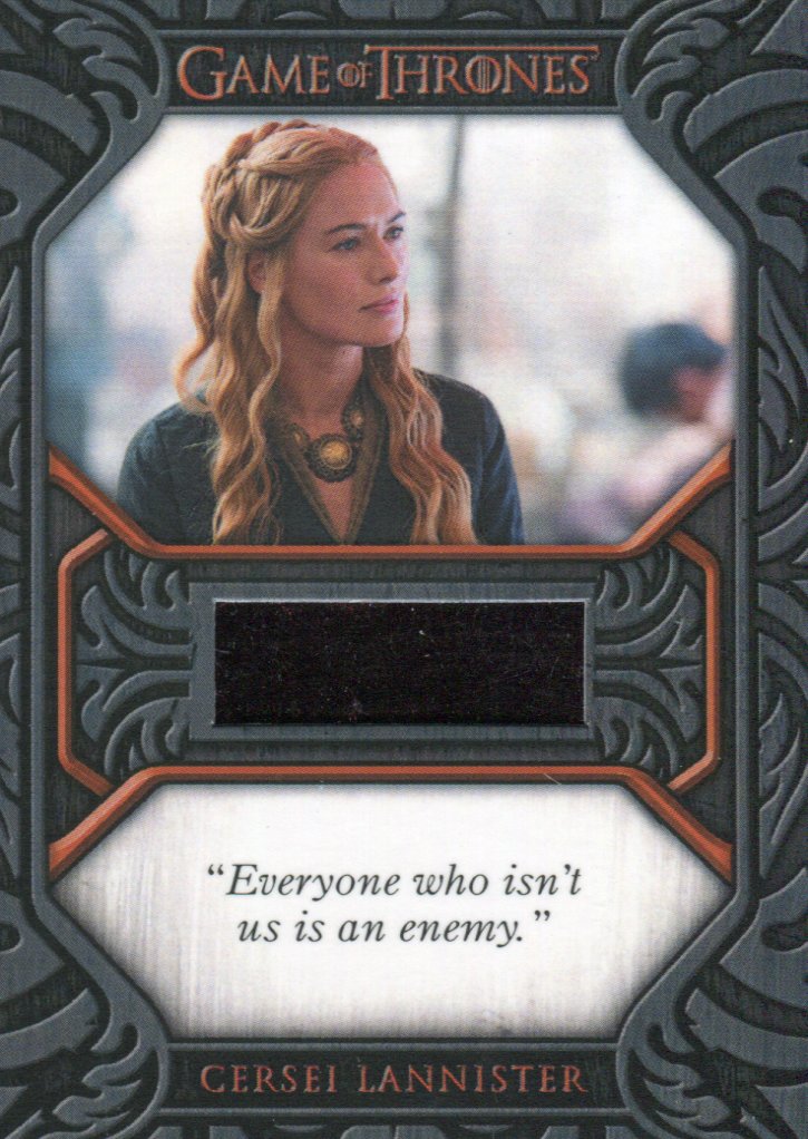 Game of Thrones Iron Anniversary 2 Cersei Lannister Costume Card QC1   - TvMovieCards.com