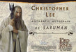 Lord of The Rings Fellowship Christopher Lee as Saruman Autograph Card FOTR   - TvMovieCards.com