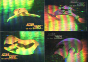 Star Trek Next Generation TNG Inaugural Edition Hologram Chase Card Set 01H-04H   - TvMovieCards.com