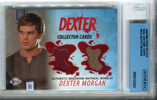 Dexter Seasons 1 & 2 Incentive Dual Costume Card DCI1 Authenticated Beckett   - TvMovieCards.com