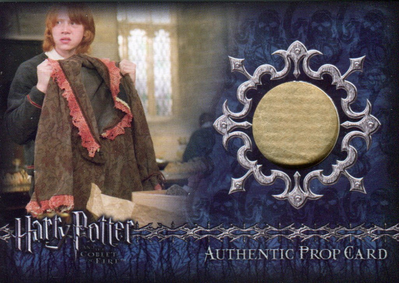 Harry Potter Goblet Fire Update Ron's Package Wrapping Prop Card HP P8 #072/240   - TvMovieCards.com