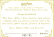 Harry Potter Memorable Moments Fur & Shirt Prop Costume Card HP PC3 #092/105   - TvMovieCards.com