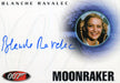James Bond A34 The Quotable James Bond Blanche Ravalec Autograph Card   - TvMovieCards.com