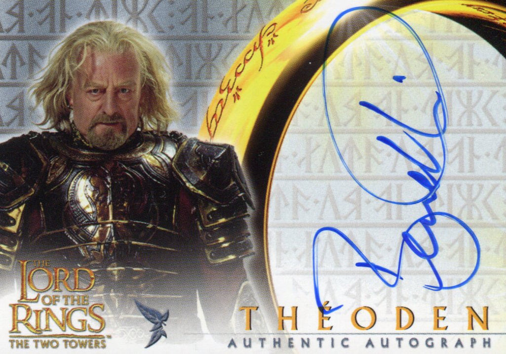Lord of The Rings Two Towers Bernard Hill as Theoden Autograph Card LOTR TTT   - TvMovieCards.com