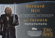 Lord of The Rings Two Towers Bernard Hill as Theoden Autograph Card LOTR TTT   - TvMovieCards.com