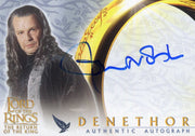 Lord of The Rings Return of the King John Noble as Denethor Autograph Card LOTR   - TvMovieCards.com