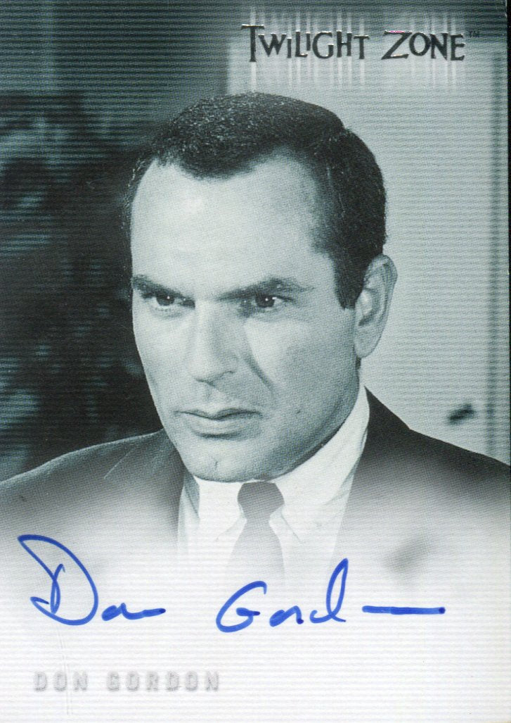 Twilight Zone 2 The Next Dimension Don Gordon Autograph Card A-23   - TvMovieCards.com
