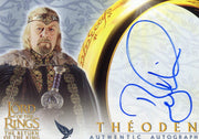 Lord of The Rings Return of King Bernard Hill as Theoden Autograph Card (Blue In - TvMovieCards.com