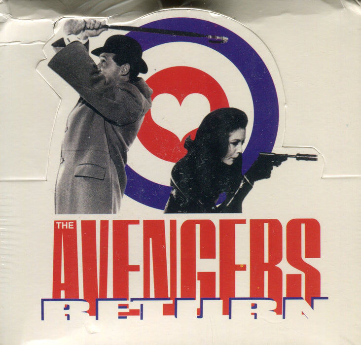 Avengers Return TV Trading Card Box 36 Packs Cornerstone 1995   - TvMovieCards.com