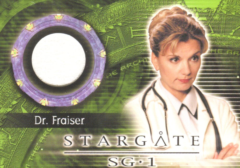 Stargate SG-1 Season Six Dr. Fraiser Costume Card C19   - TvMovieCards.com
