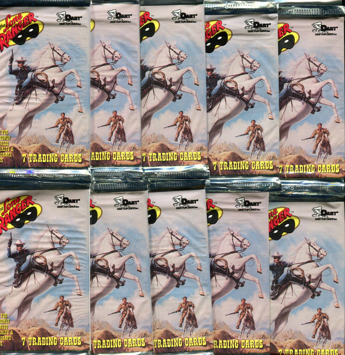 Lone Ranger Trading Card Pack Lot 10 Sealed Packs Dart 1997   - TvMovieCards.com