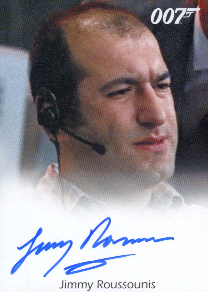 James Bond Archives Final Edition 2017 Jimmy Roussounis Autograph Card   - TvMovieCards.com