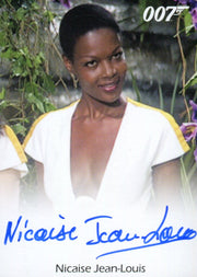 James Bond Archives Final Edition 2017 Nicaise Jean Louis Autograph Card   - TvMovieCards.com