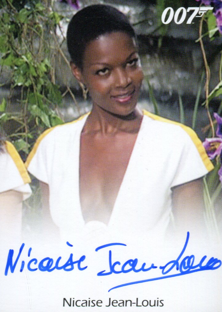 James Bond Archives Final Edition 2017 Nicaise Jean Louis Autograph Card   - TvMovieCards.com