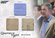 James Bond 2009 Archives Mathis Triple Relic Card QC09 #123/900   - TvMovieCards.com